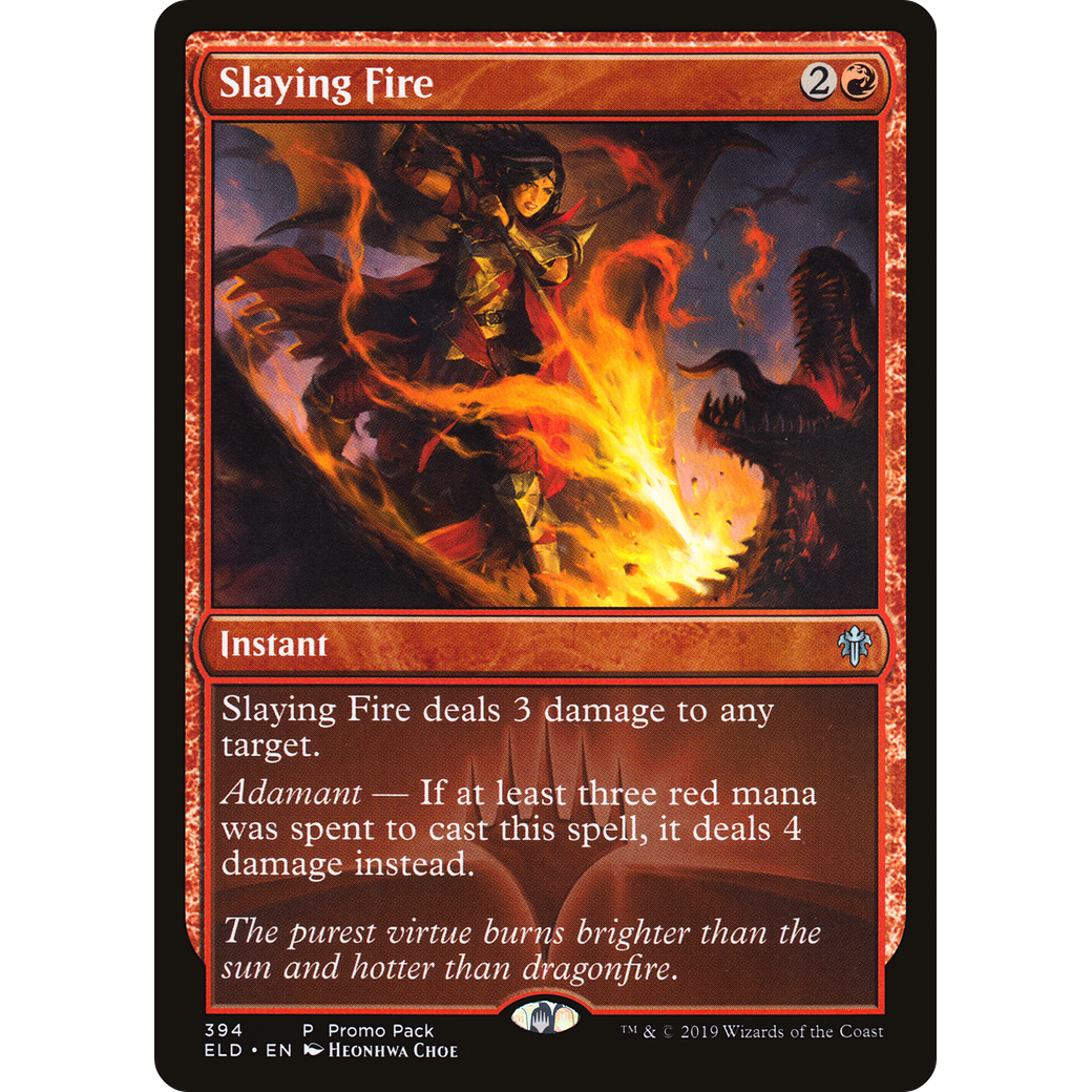 Slaying Fire (PPELD-394) - Throne of Eldraine Foil