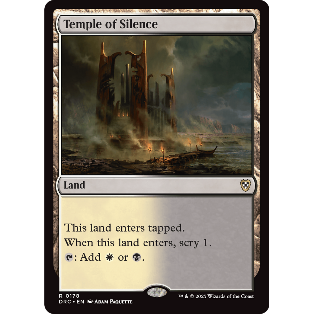 Temple of Silence (DRC-178) - Commander: Aetherdrift