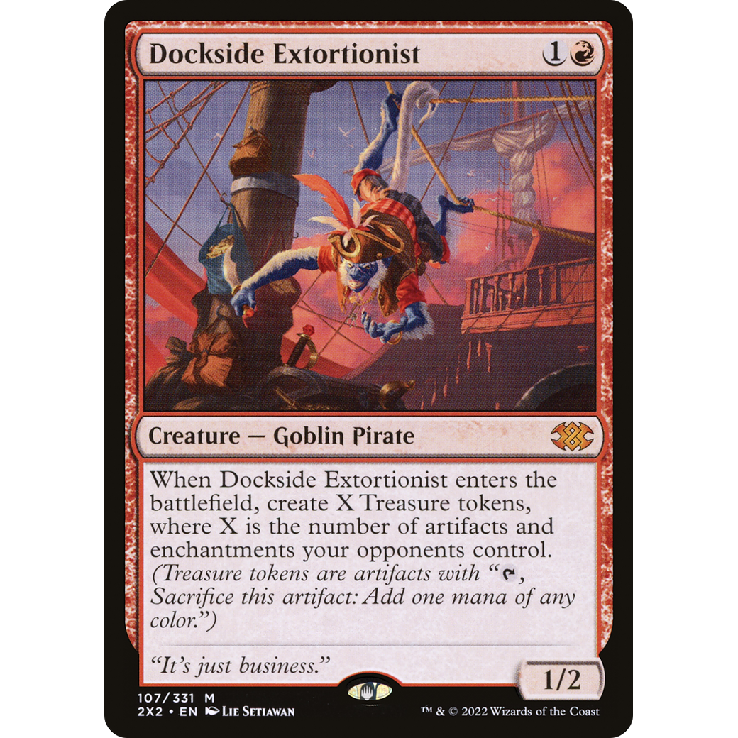 Dockside Extortionist (2X2-107) - Double Masters 2022 Foil