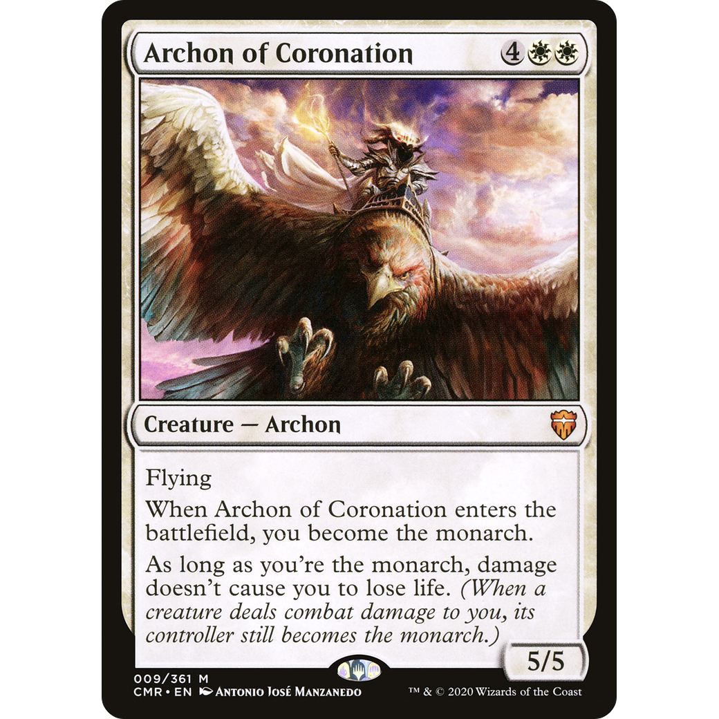 Archon of Coronation (CMR-009) - Commander Legends