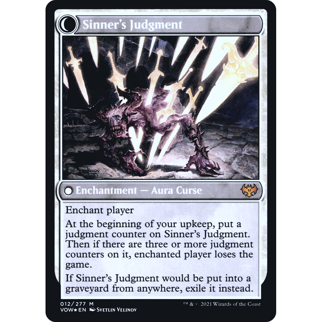 Faithbound Judge (PRE-012) - Innistrad: Crimson Vow Promos: (Double Faced Transform) Foil