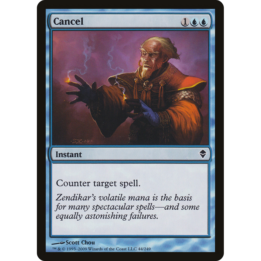Cancel (ZEN-044) - Zendikar Foil