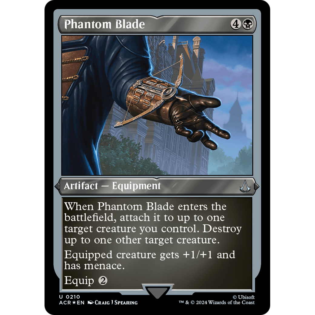 Phantom Blade (ACR-210) - Assassin's Creed Etched Foil