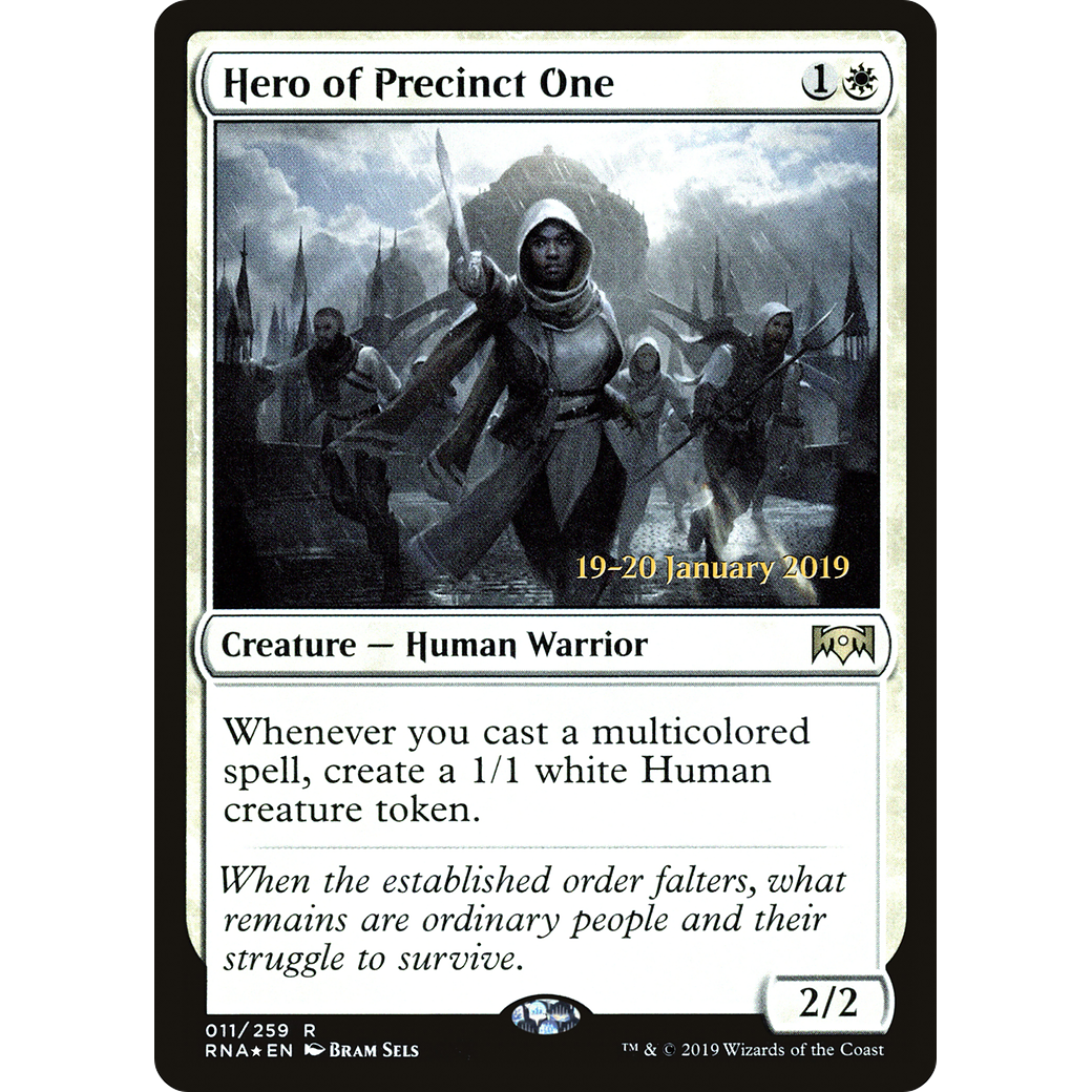 Hero of Precinct One (PRE-011) - Ravnica Allegiance Promos Foil