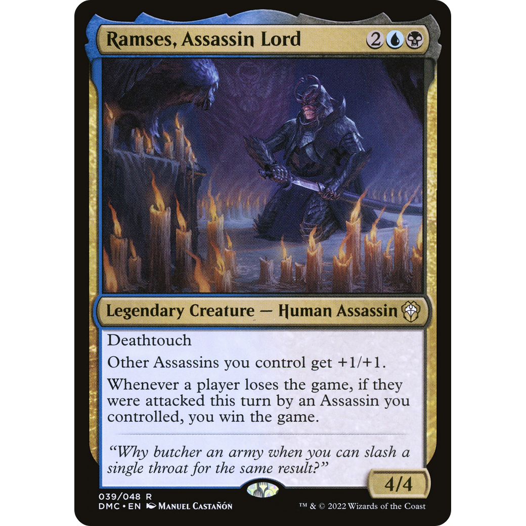 Ramses, Assassin Lord (DMC-039) - Dominaria United Commander