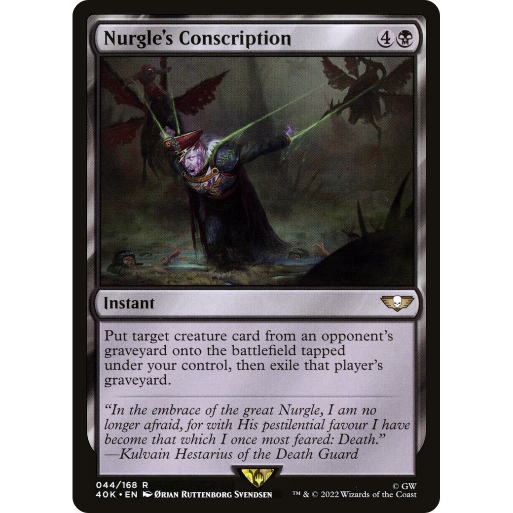 Nurgle's Conscription (40K-044) - Warhammer 40,000 Commander