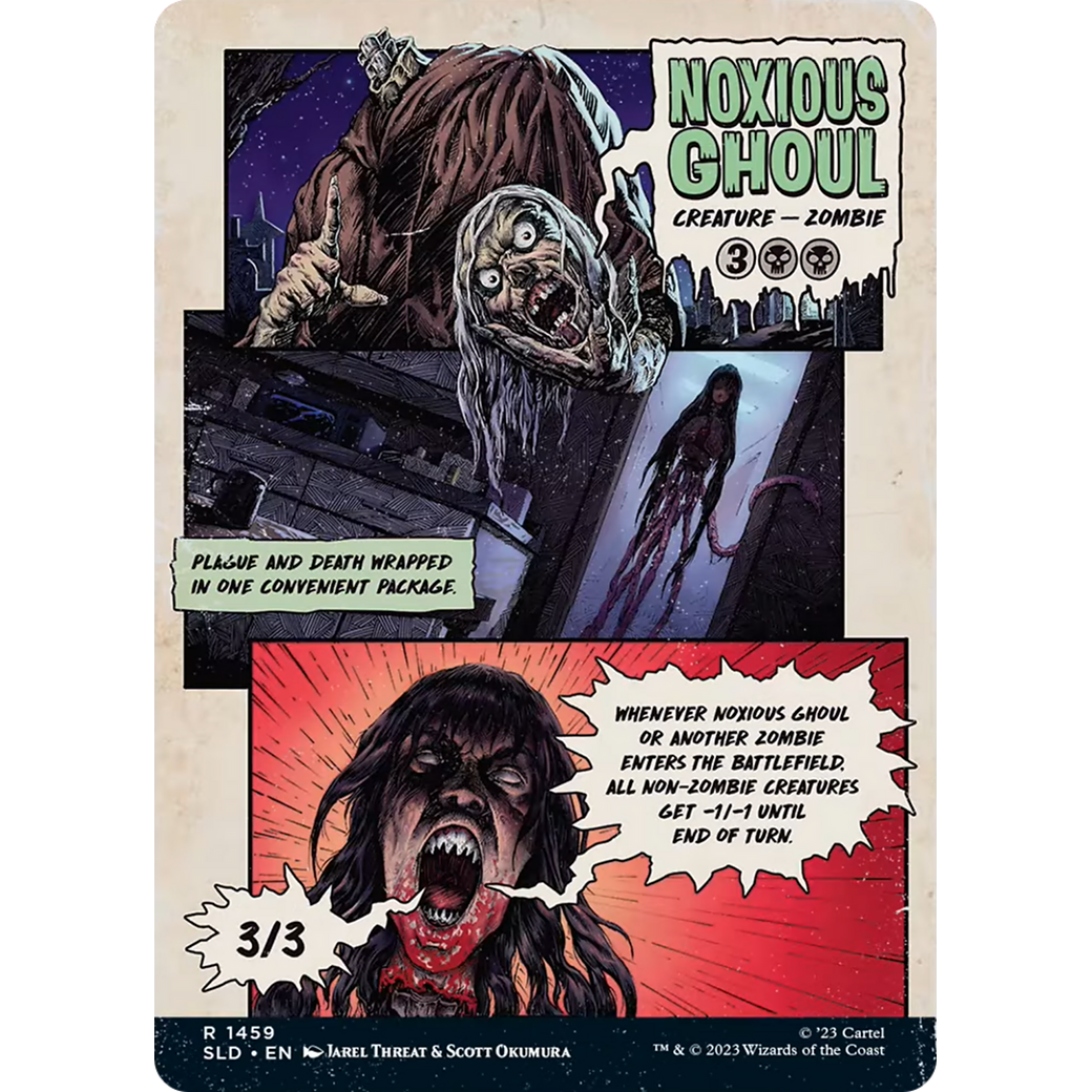 Noxious Ghoul (SLD-1459) - Secret Lair Drop: (Full Art) (Borderless) Foil