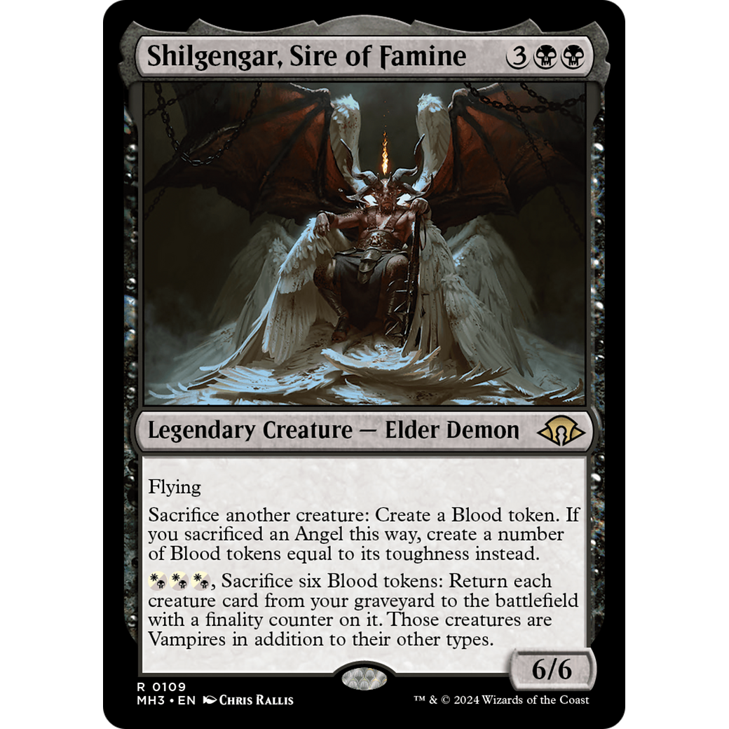 Shilgengar, Sire of Famine (MH3-109) - Modern Horizons 3 Foil