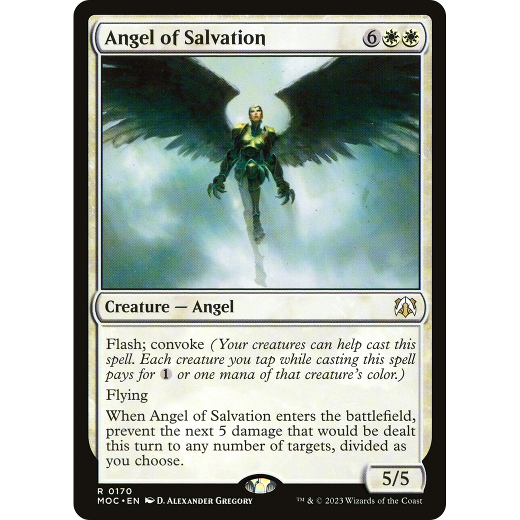 Angel of Salvation (MOC-170) - March of the Machine Commander