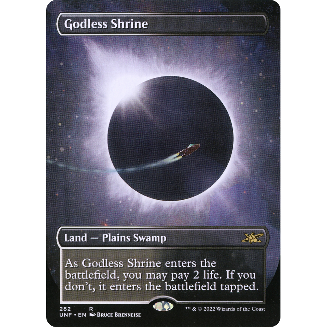 Godless Shrine (Borderless) (UNF-282) - Unfinity (Borderless)