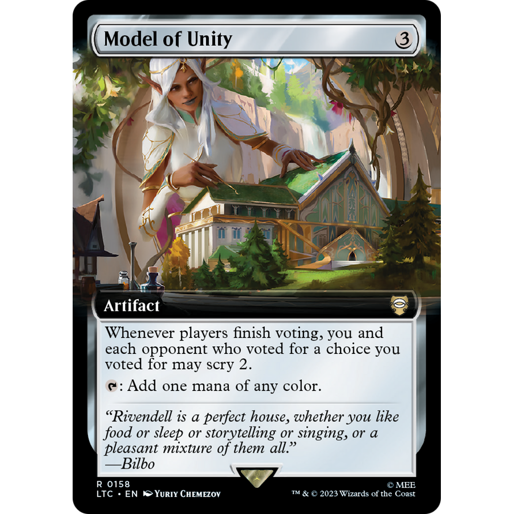 Model of Unity (Extended Art) (LTC-158) - Tales of Middle-earth Commander: (Extended Art) Foil