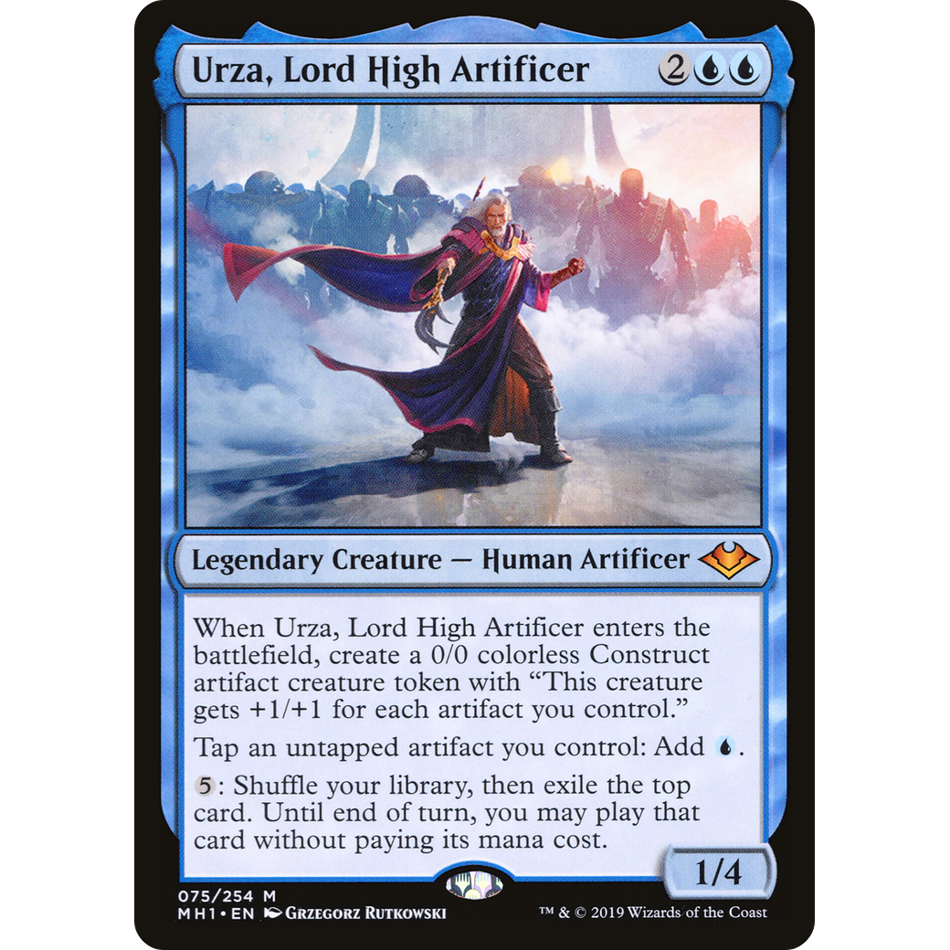 Urza, Lord High Artificer (MH1-075) - Modern Horizons
