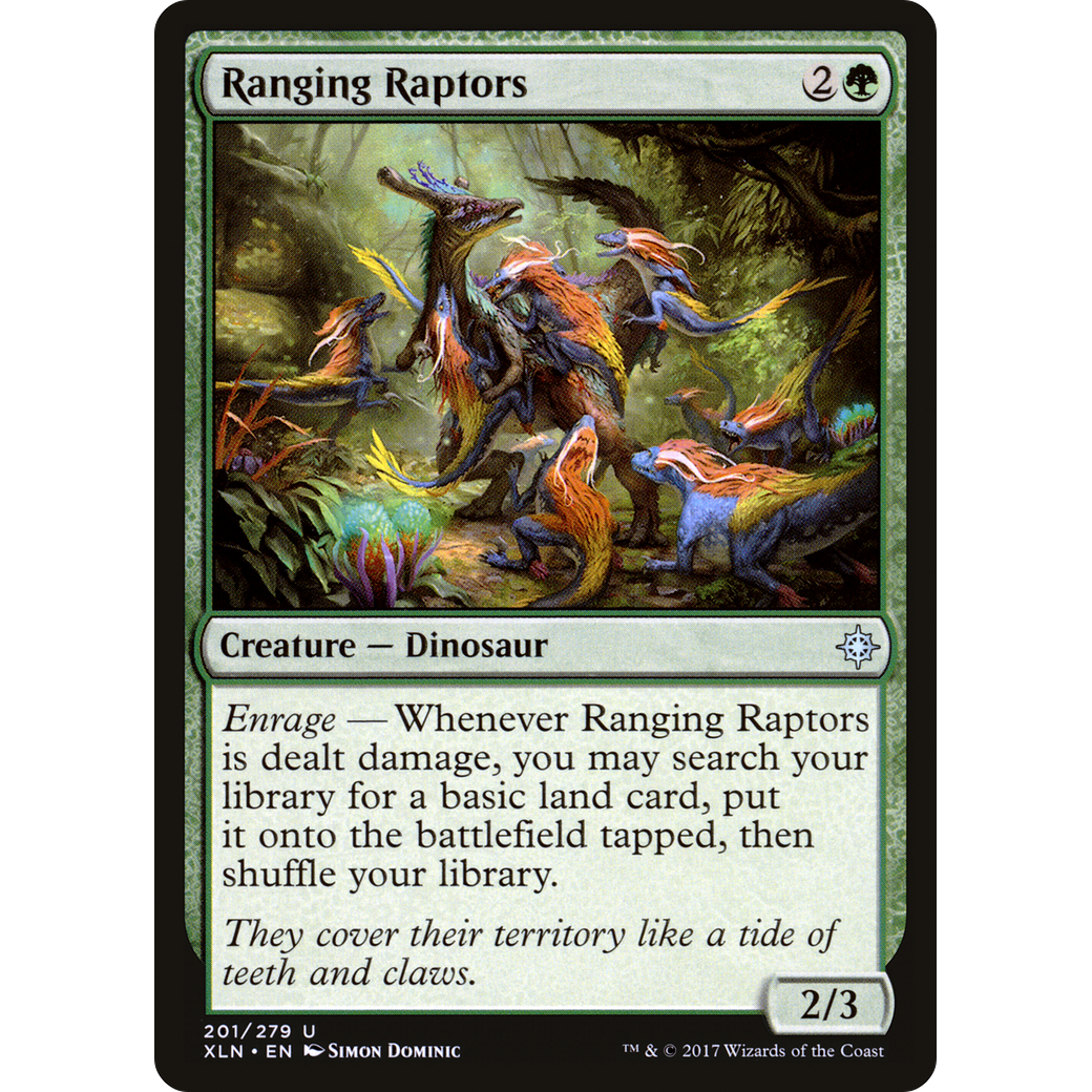 Ranging Raptors (XLN-201) - Ixalan Foil