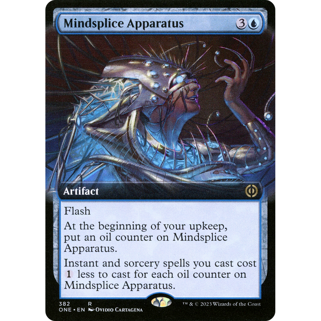 Mindsplice Apparatus (ONE-382) - Phyrexia: All Will Be One: (Extended Art)