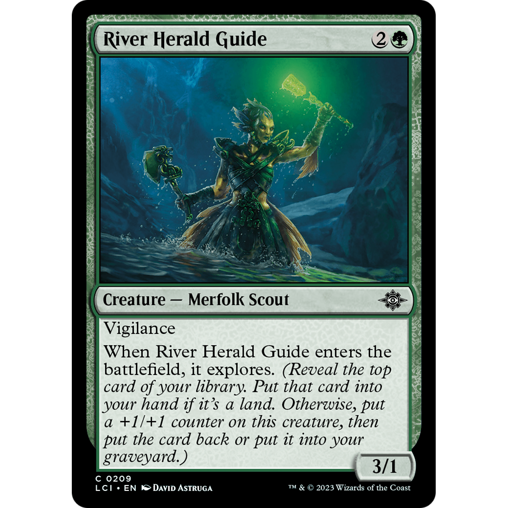 River Herald Guide (LCI-209) - The Lost Caverns of Ixalan Foil