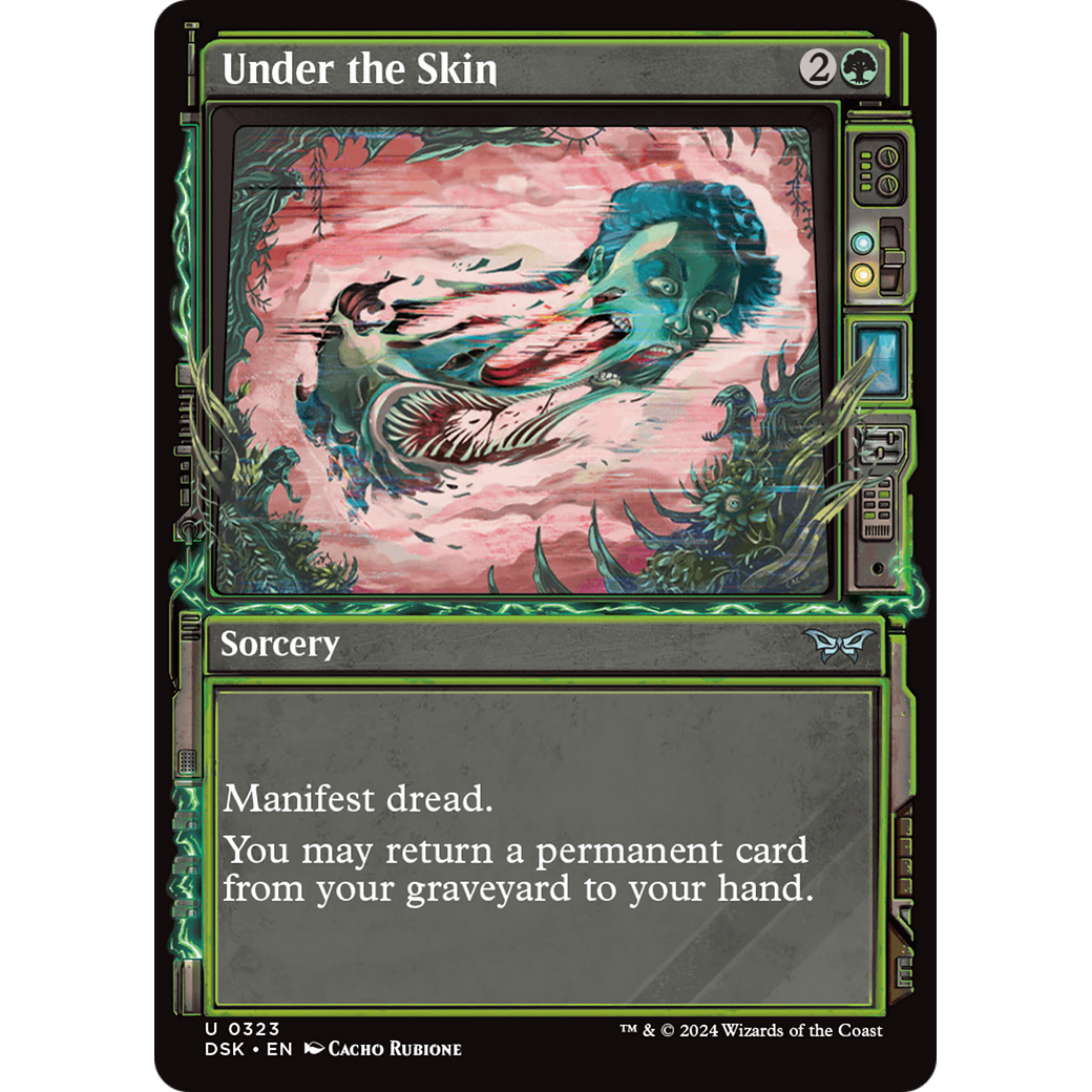 Under the Skin (DSK-323) - Duskmourn: House of Horror: (Showcase)