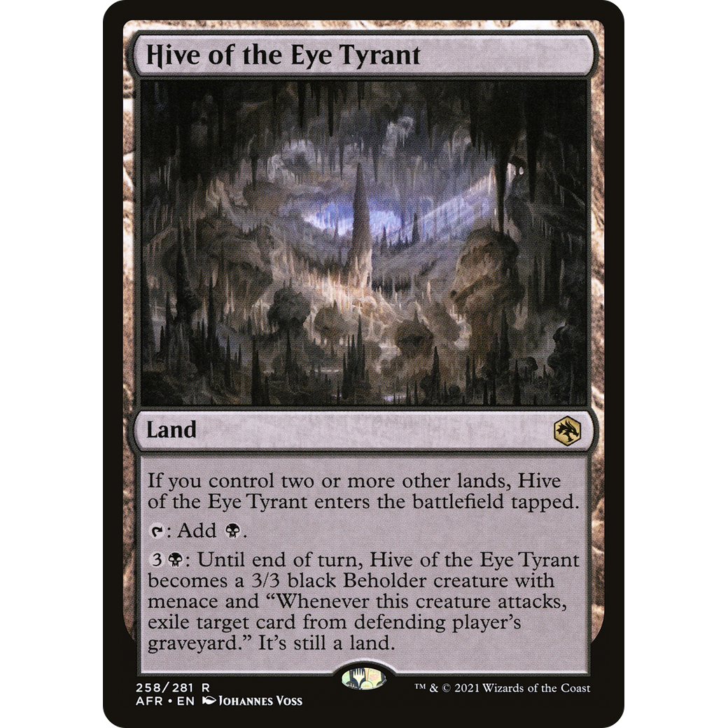 Hive of the Eye Tyrant (AFR-258) - Adventures in the Forgotten Realms