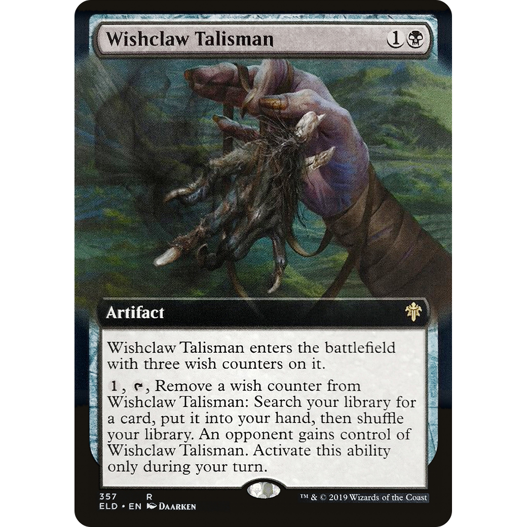Wishclaw Talisman (Extended Art) (ELD-357) - Throne of Eldraine: (Extended Art) Foil