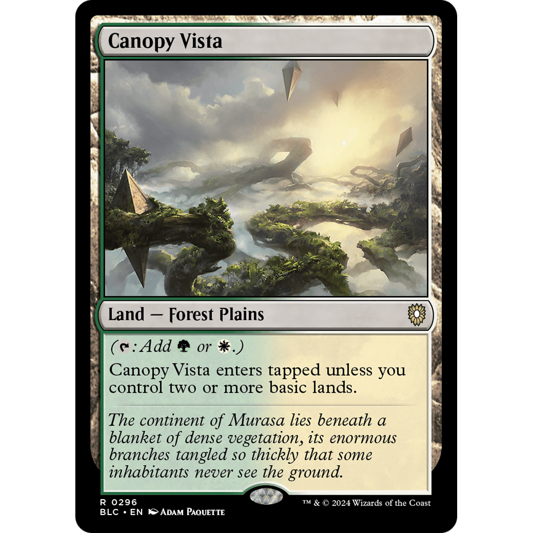 Canopy Vista (BLC-296) - Bloomburrow Commander
