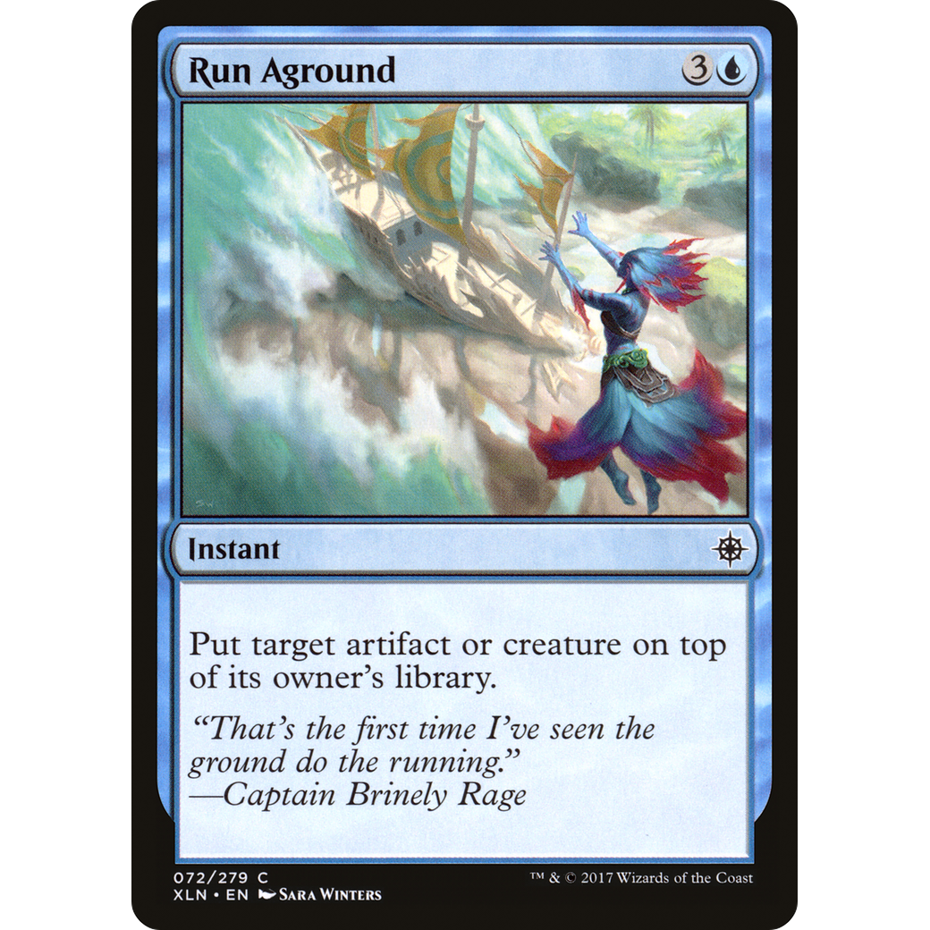 Run Aground (XLN-072) - Ixalan Foil