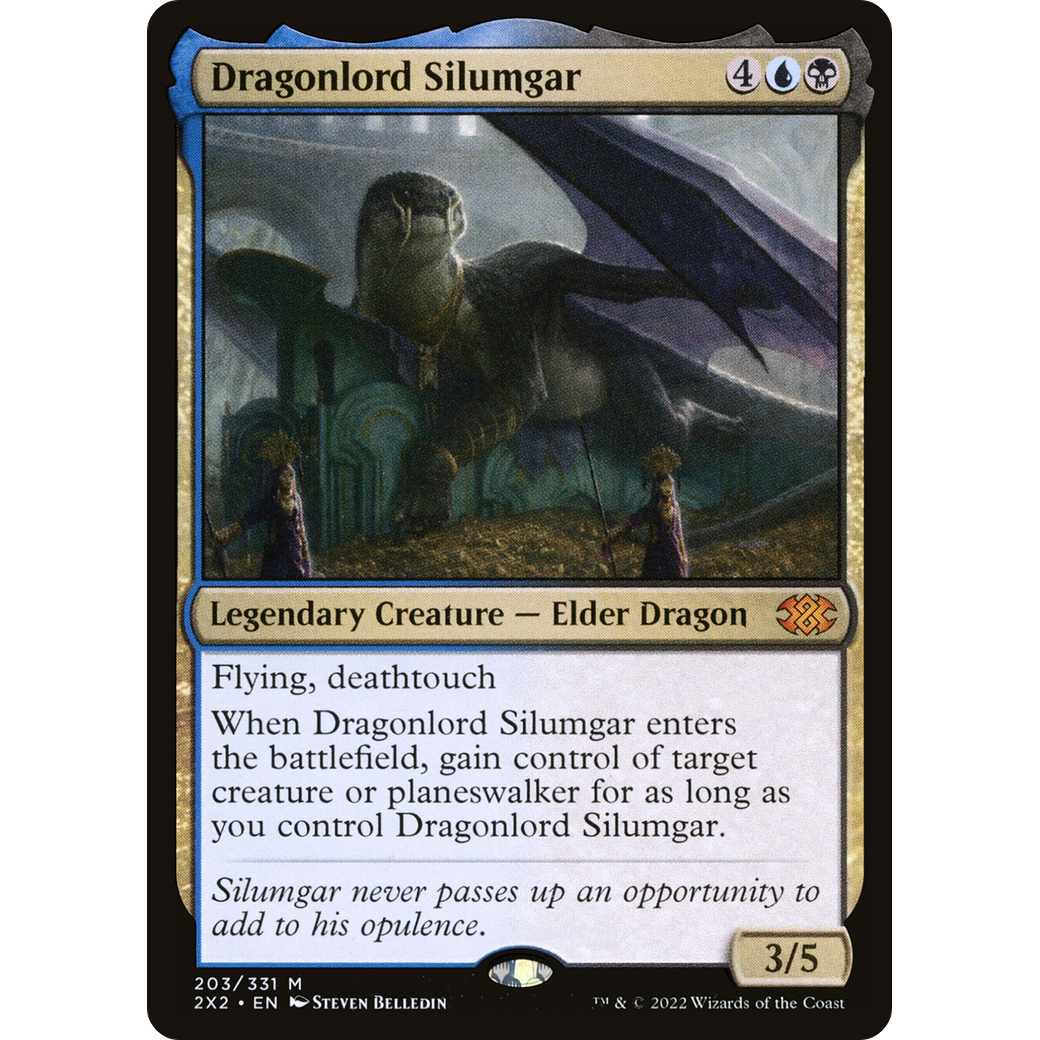 Dragonlord Silumgar (2X2-203) - Double Masters 2022 Foil