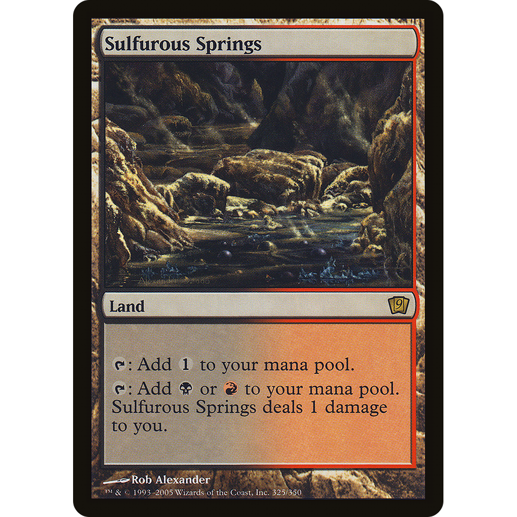 Sulfurous Springs (9ED-325) - 9th Edition