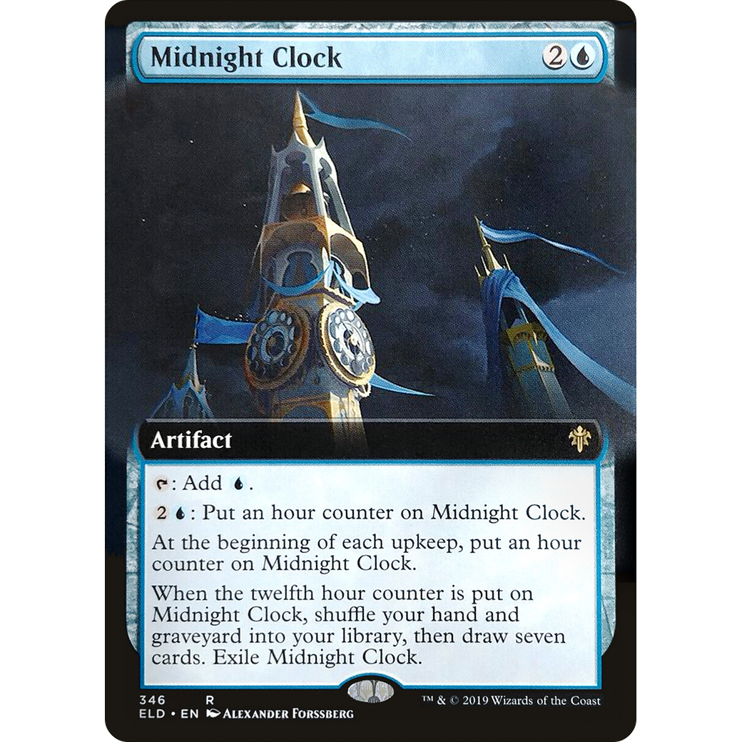 Midnight Clock (Extended Art) (ELD-346) - Throne of Eldraine: (Extended Art) Foil