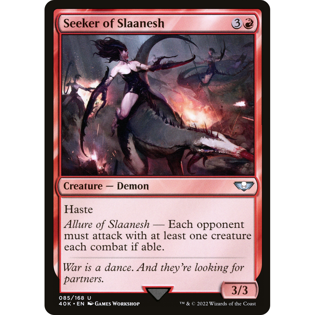Seeker of Slaanesh (40K-085) - Warhammer 40,000 Commander