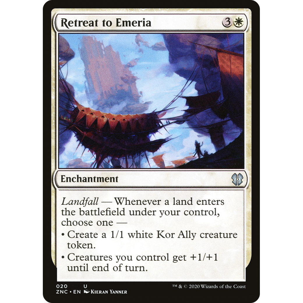 Retreat to Emeria (ZNC-020) - Zendikar Rising Commander