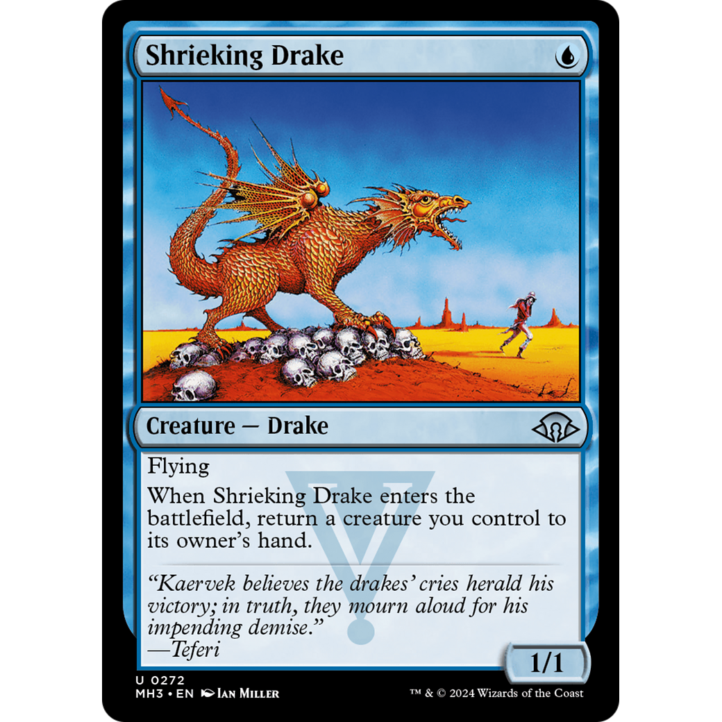 Shrieking Drake (MH3-272) - Modern Horizons 3