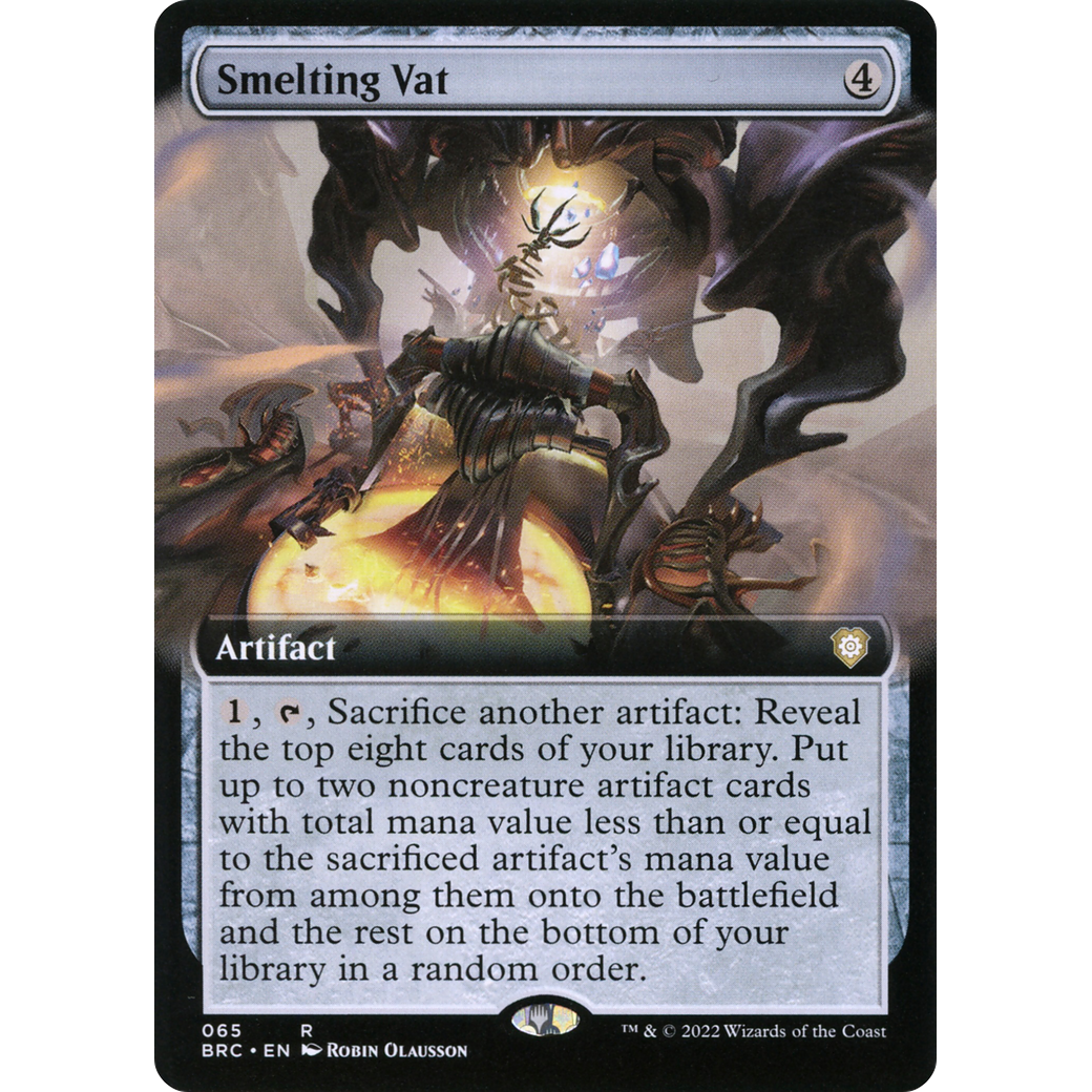 Smelting Vat (Extended Art) (BRC-065) - The Brothers' War Commander: (Extended Art)