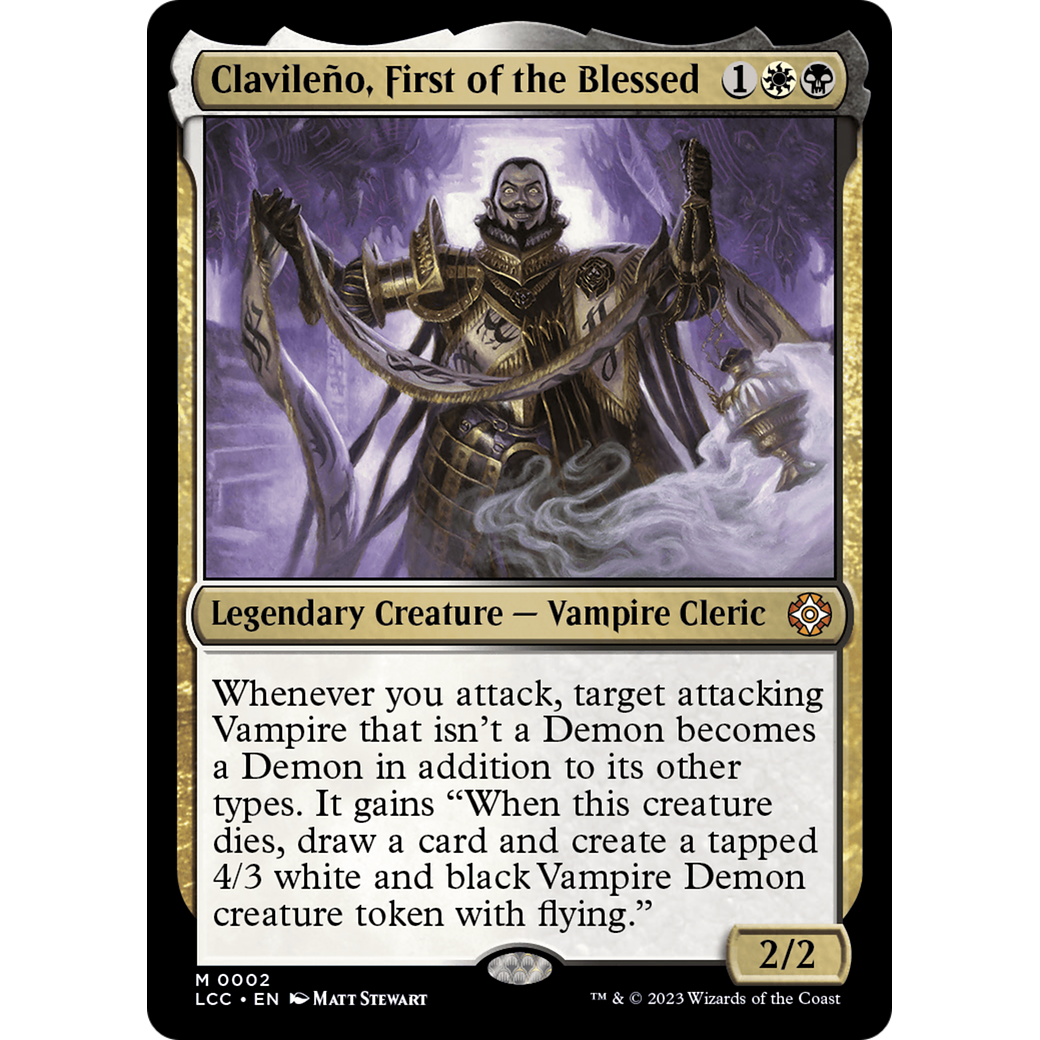 Clavileño, First of the Blessed (LCC-002) - The Lost Caverns of Ixalan Commander Foil