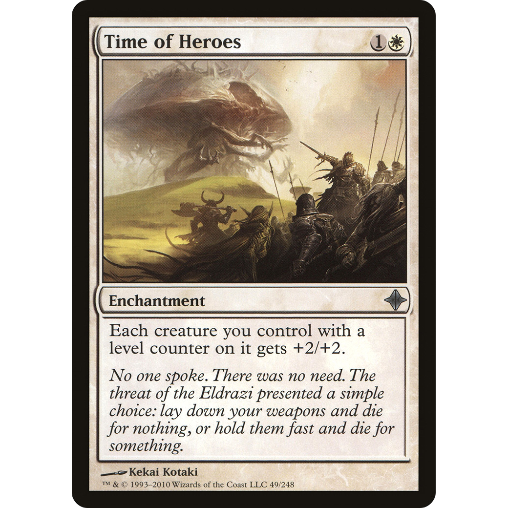 Time of Heroes (ROE-049) - Rise of the Eldrazi Foil