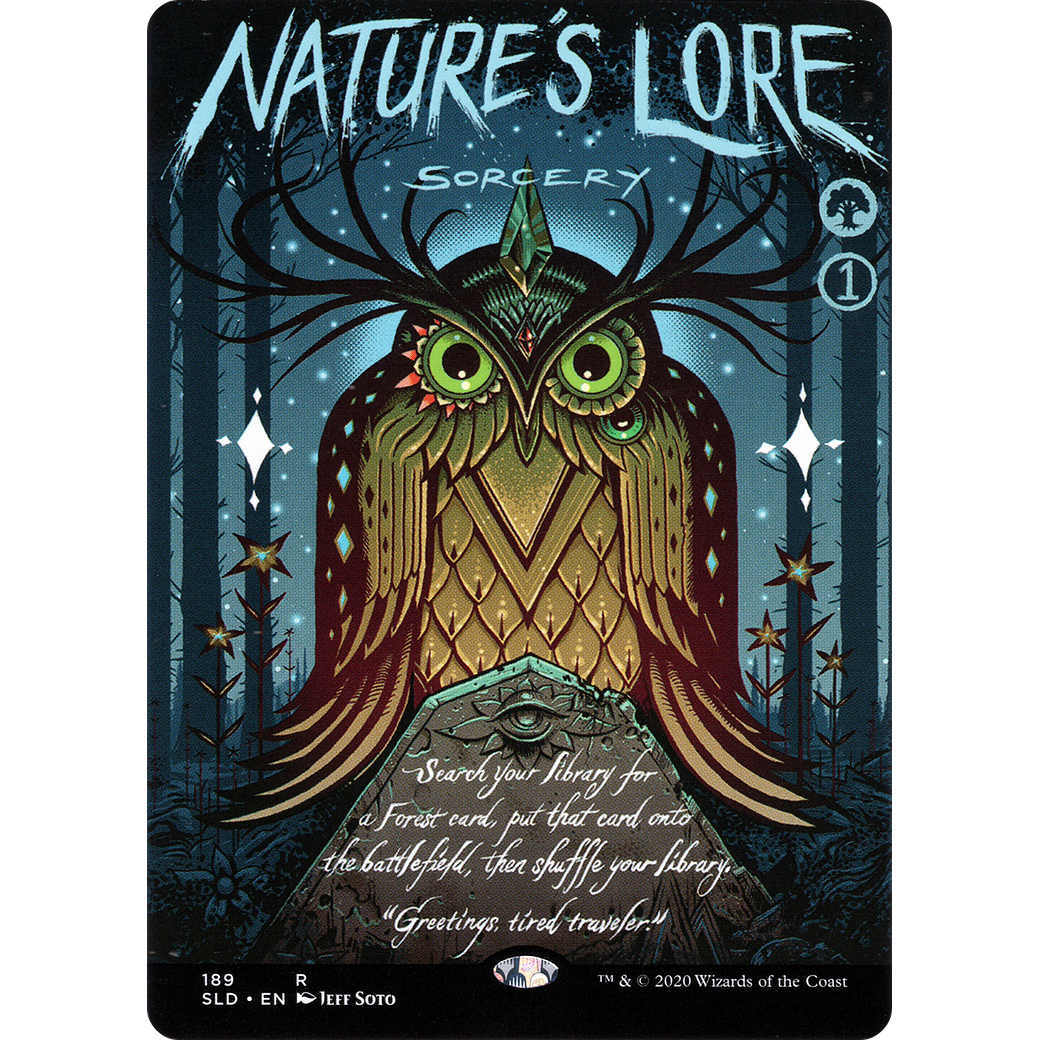 Nature's Lore (189) (SLD-189) - Secret Lair Drop (Borderless)