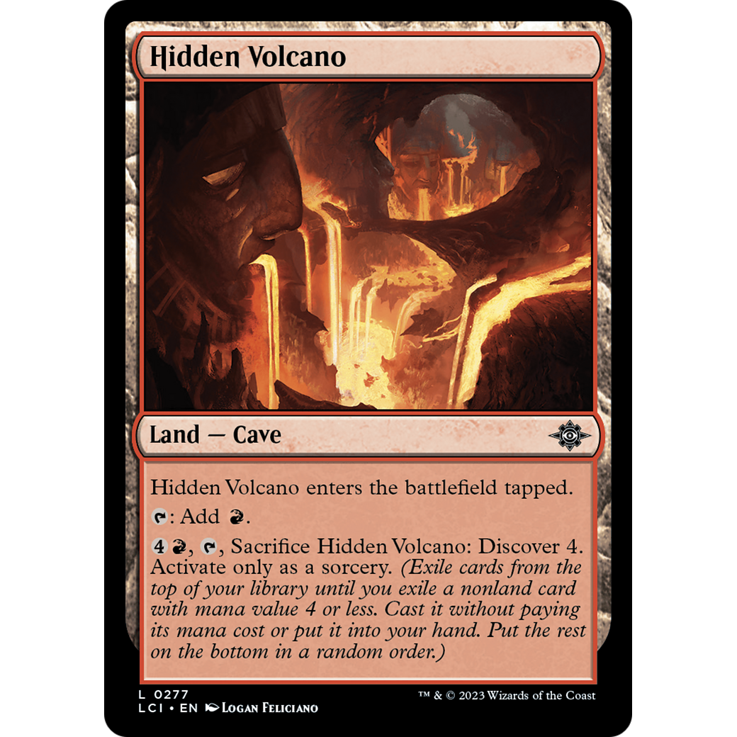 Hidden Volcano (LCI-277) - The Lost Caverns of Ixalan Foil