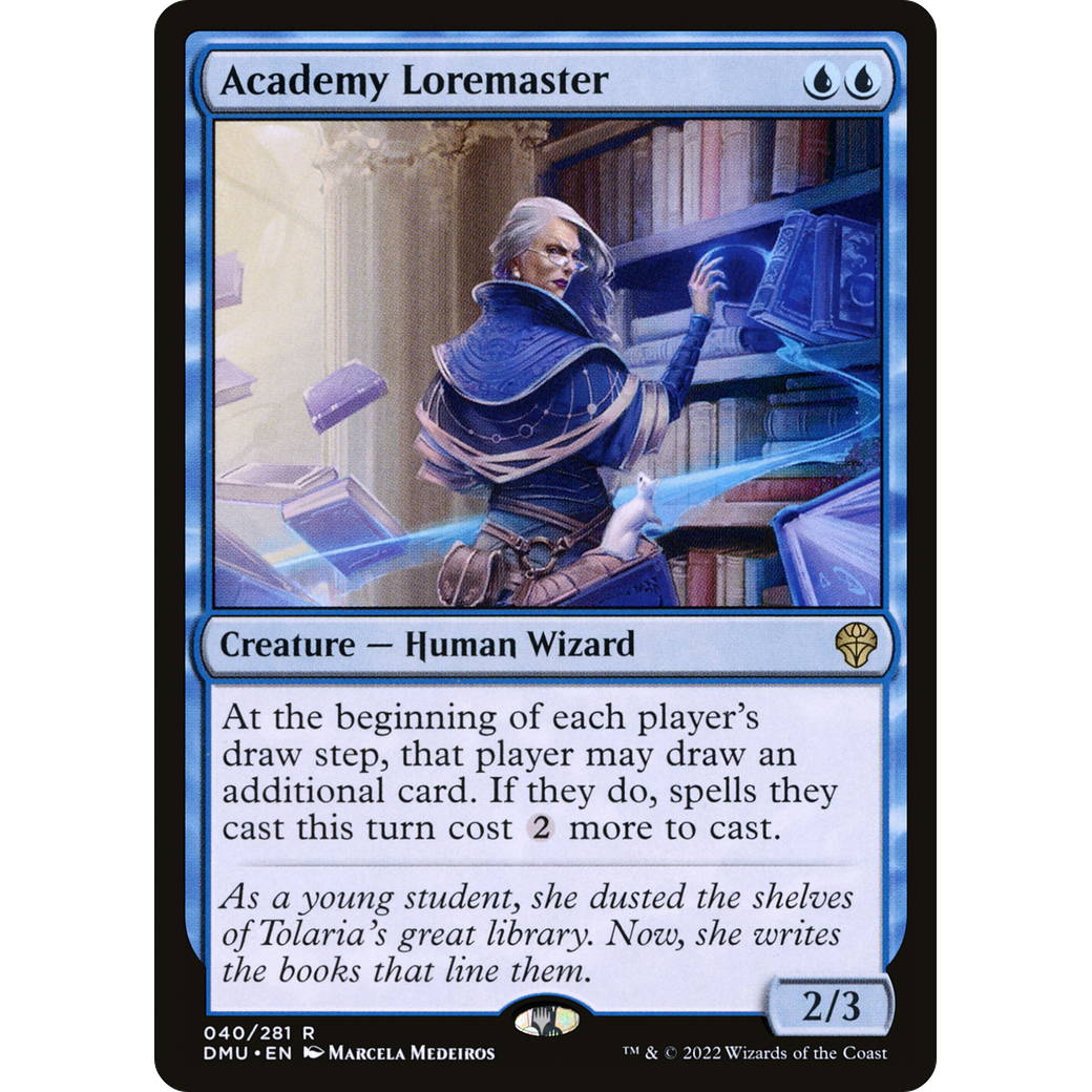 Academy Loremaster (DMU-040) - Dominaria United Foil