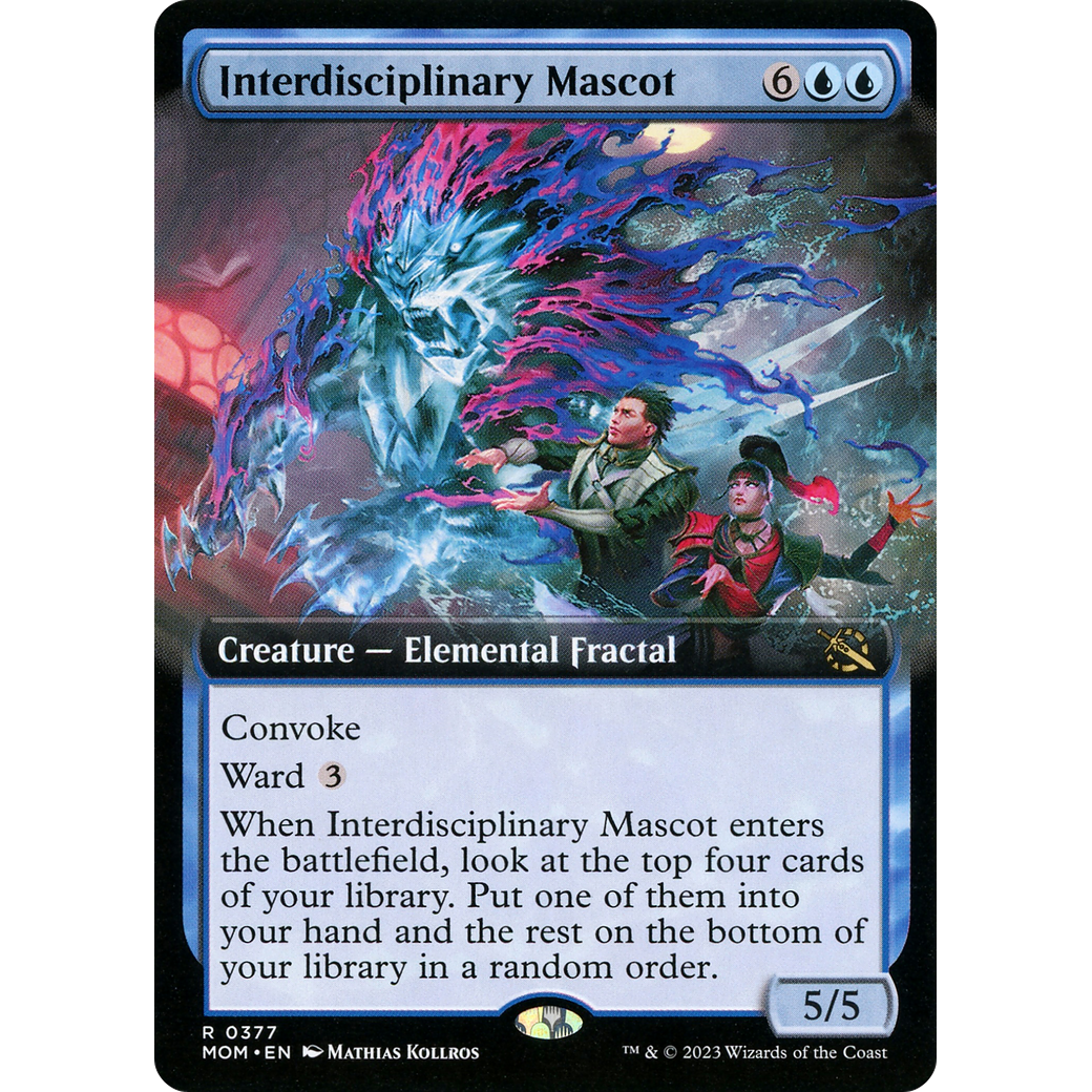 Interdisciplinary Mascot (MOM-377) - March of the Machine: (Extended Art)