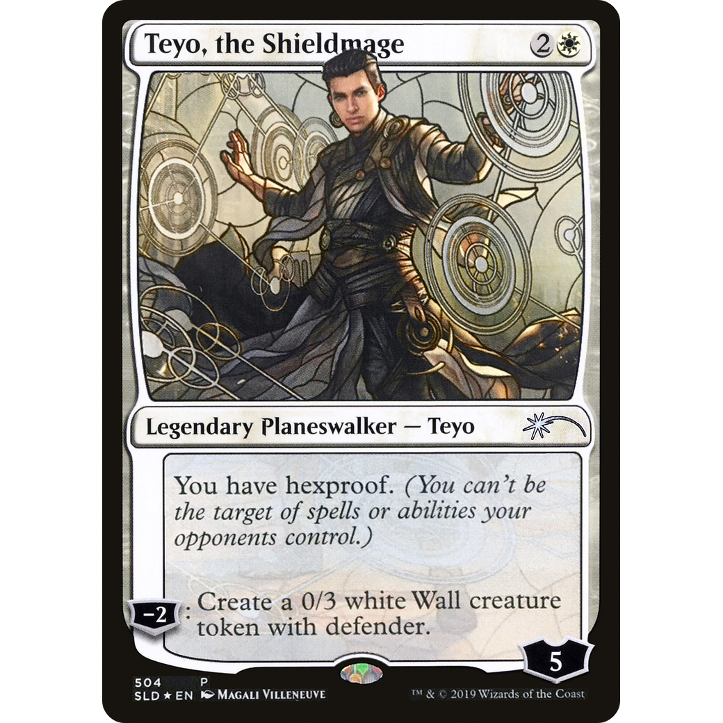 Teyo, the Shieldmage (Stained Glass) (SLD-504) - Secret Lair Drop Foil