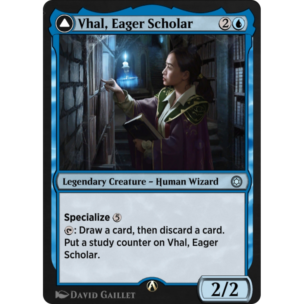 Vhal, Eager Scholar (HBG-008) - Alchemy Horizons: Baldur's Gate