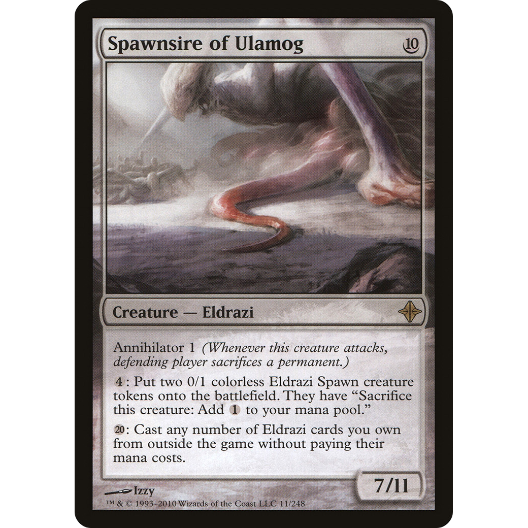 Spawnsire of Ulamog (ROE-011) - Rise of the Eldrazi Foil