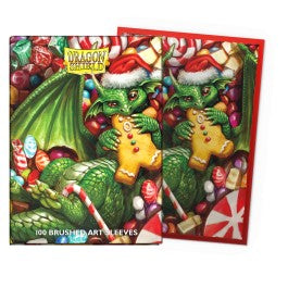 Dragon Shield: Christmas Dragon 2024 Brushed Art Sleeves 100ct