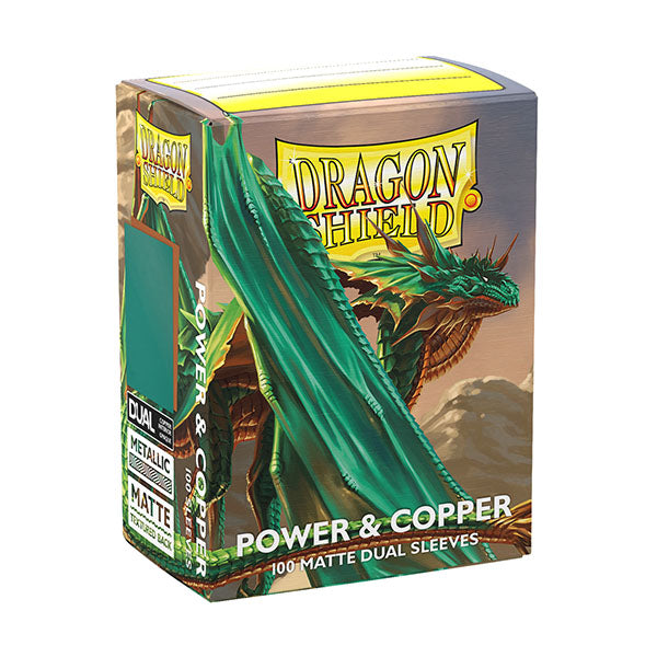 Dragon Shield: Power & Copper 100ct Dual Matte Sleeves
