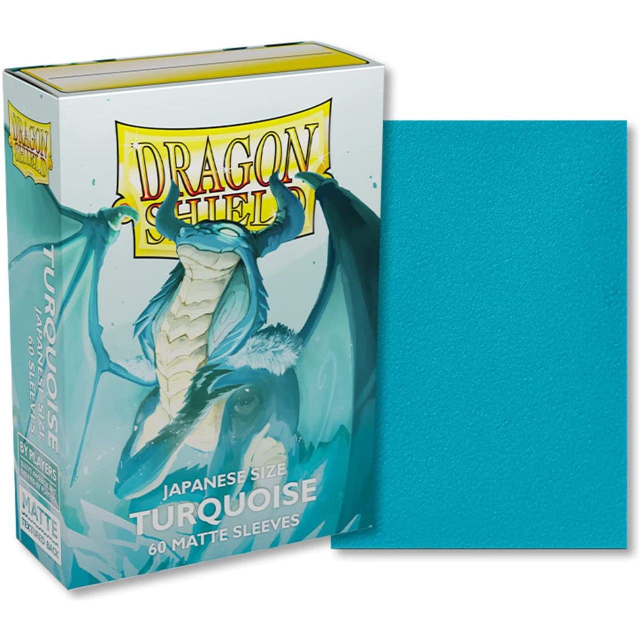 Dragon Shield: Turquoise Matte Japanese Size 60ct Sleeves