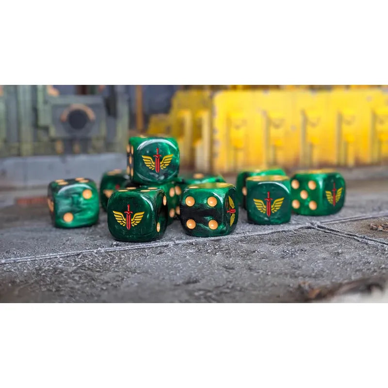 Baron of Dice: Angels of Death Round Wargaming D6 Set 25c
