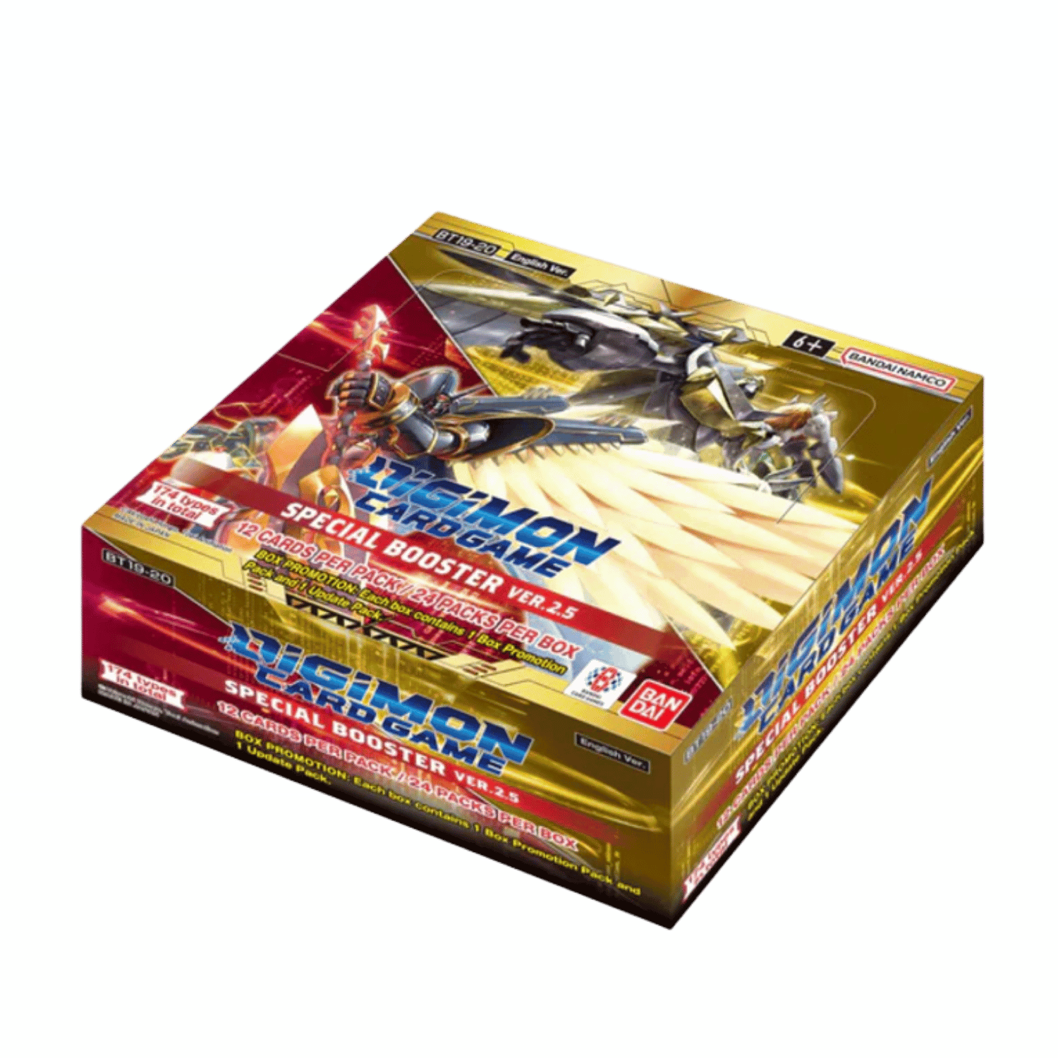 digimon tcg booster box msrp Digimon Trading Card Game New Awakening Booster Box BT-08 ENGLISH, 24 Packs Bandai
