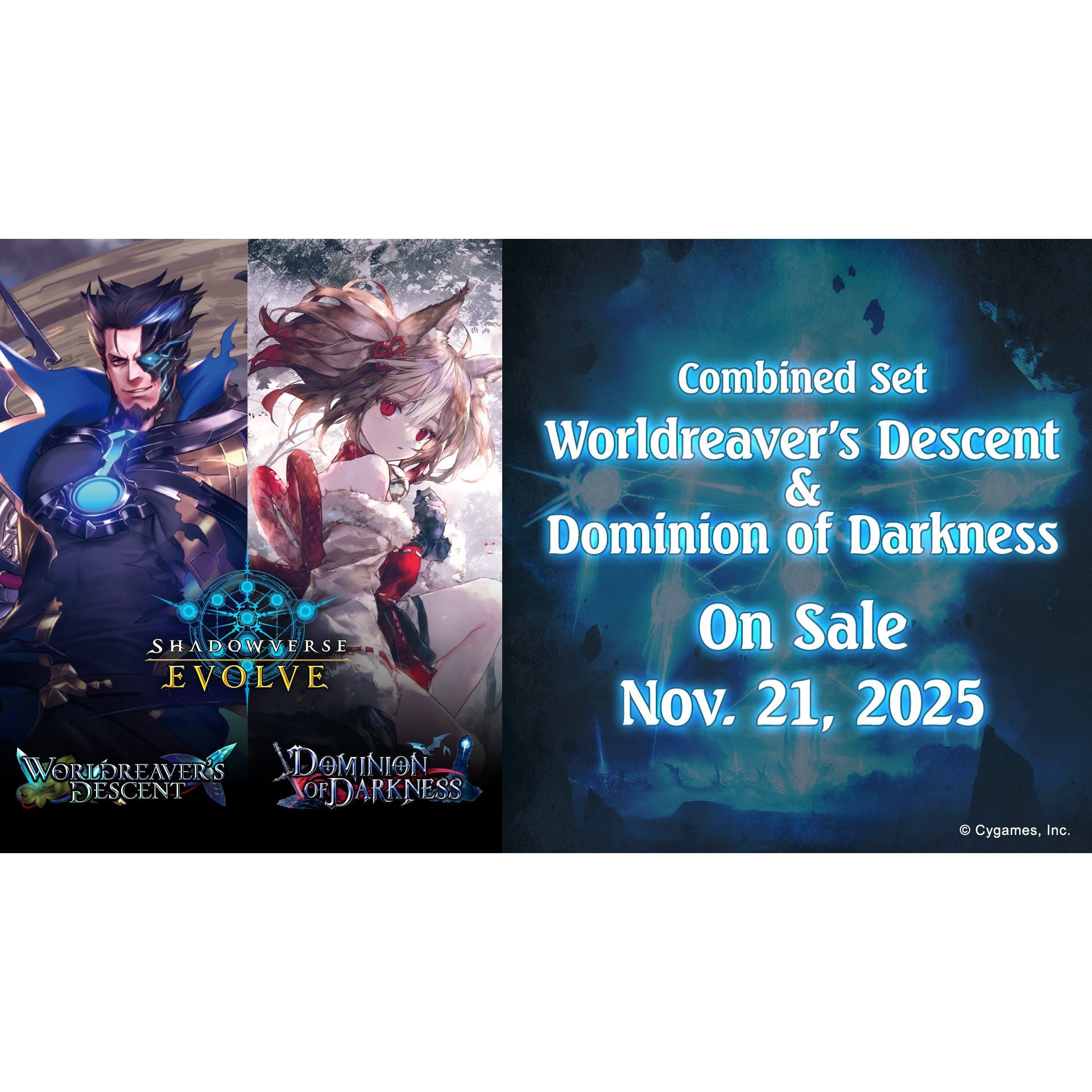 Shadowverse Evolve TCG: Worldreaver's Decent & Dominion of Darkness Booster Box
