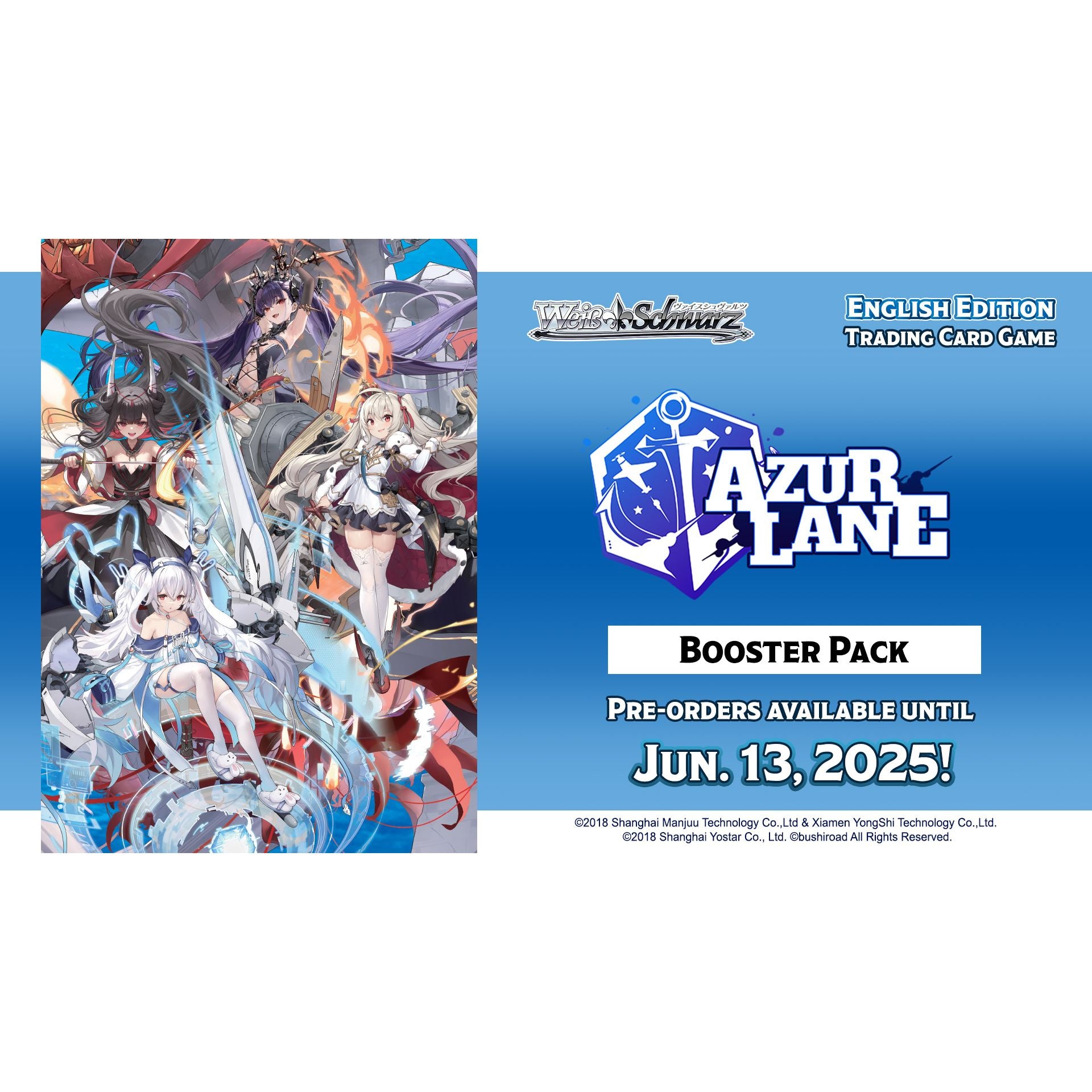 Weiss Schwarz TCG: Azur Lane Vol 2 Booster Weiss Schwarz TCG: Azur Lane Vol 2 Booster
