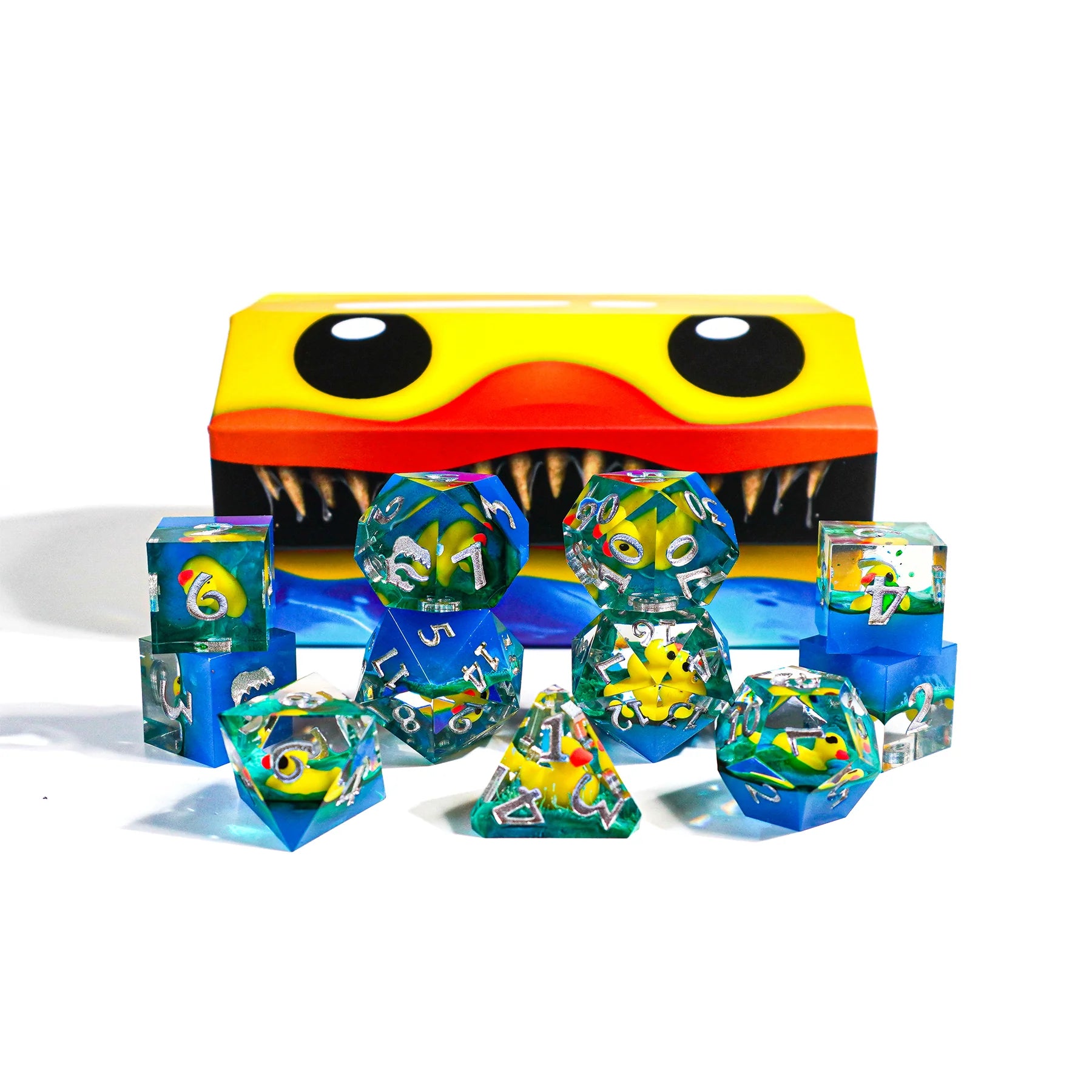 Mimic Dice: Bathwater 11pc Signature Resin Set