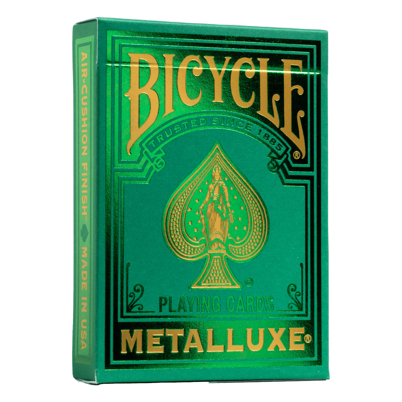 Metalluxe Green Playing Cards