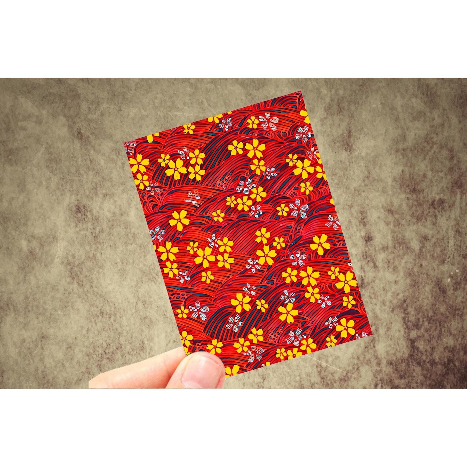 Kimono Sleeves - Blood Blossoms